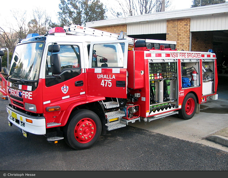 Uralla - New South Wales Fire Brigades - Class 2 Pumper No 475