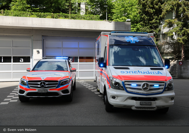 Einsatzfahrzeug Luzern Luzerner Kantonsspital Rtw Kalu Bos