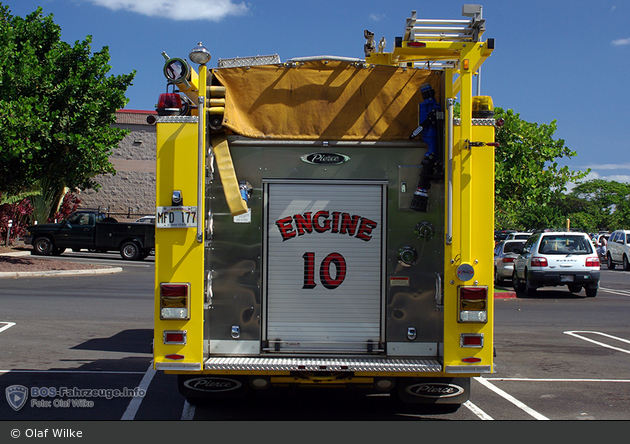 Maui - Kahului - MFD - Engine 10 (a.D.)