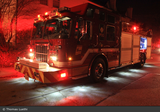 Mississauga - Fire & Emergency Services - Pumper 110