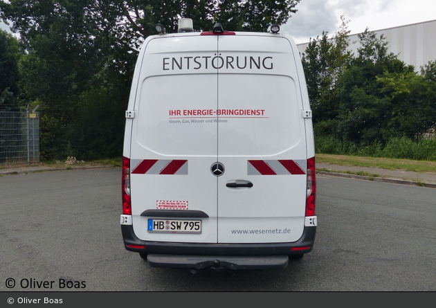 Bremen - Wesernetz - Mercedes Benz Sprinter 316 CDI - Entstörungsdienst (HB-SW 795)