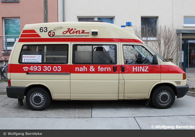 Krankentransport Hinz - KTW 63