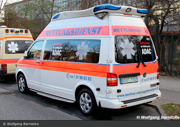 Krankentransport Berliner Rettungsdienst Team - BRT-07 KTW (a.D.)