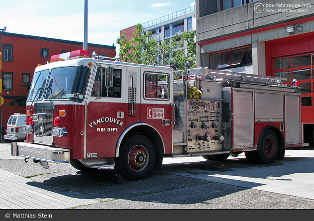 Vancouver - Fire & Rescue Services – Reserve Engine