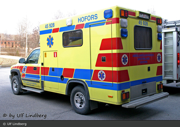 Hofors - Landstinget Gävleborg - Ambulans - 45 928 (a.D.