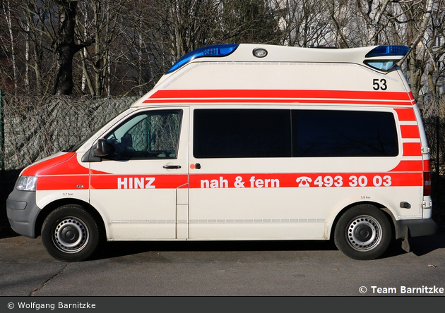 Krankentransport Hinz - KTW 53 (B-KT 3253)