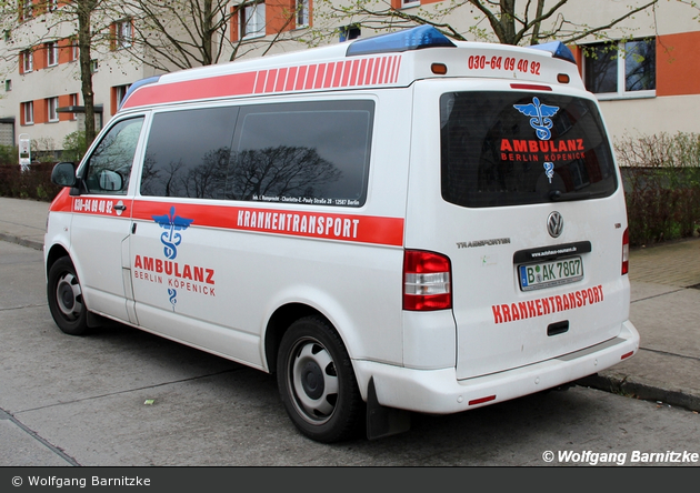 Krankentransport Ambulanz Berlin-Köpenick - KTW