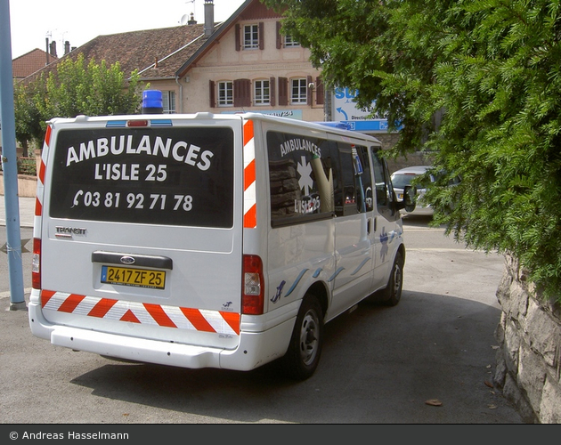L'Isle-sur-le-Doubs - Ambulances L'Isles 25 - KTW