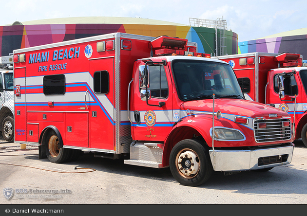 Miami Beach - FD - Ambulance P2 - RTW