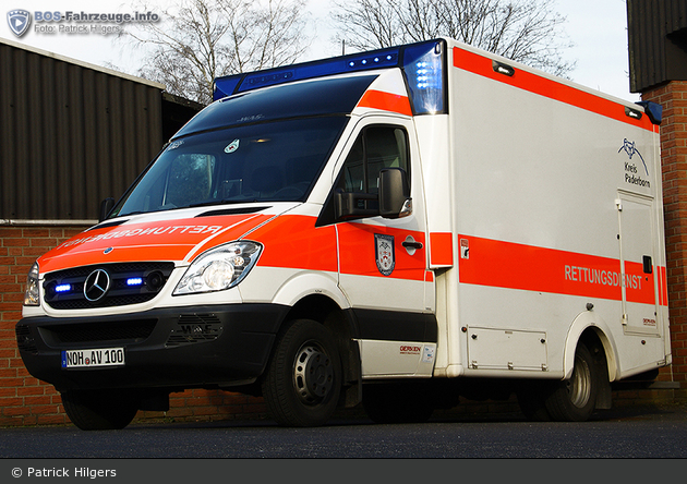 Rettung Lippspringe 01 RTW 01 (a.D.)