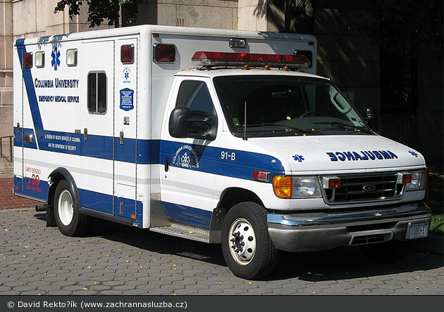 NYC - Manhattan - Columbia University EMS - Ambulance 91-B - RTW (a.D.)