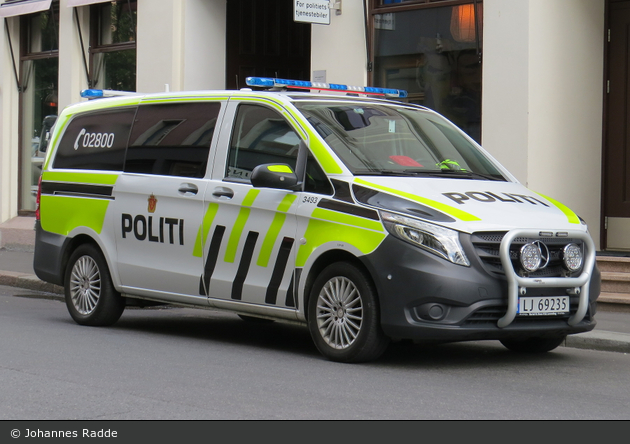 Tønsberg - Politi - FuStW - 3493