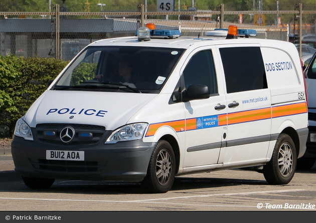 London - Metropolitan Police Service - Dog Support Unit - DHuFüKw - GSY