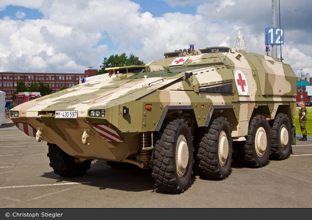 Wilhelmshaven - Sanitätsdienst - sgSanKfz Boxer