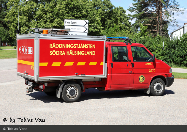 Arbrå - Räddningstjänsten Södra Hälsingland - Transportbil - 2 26-3270