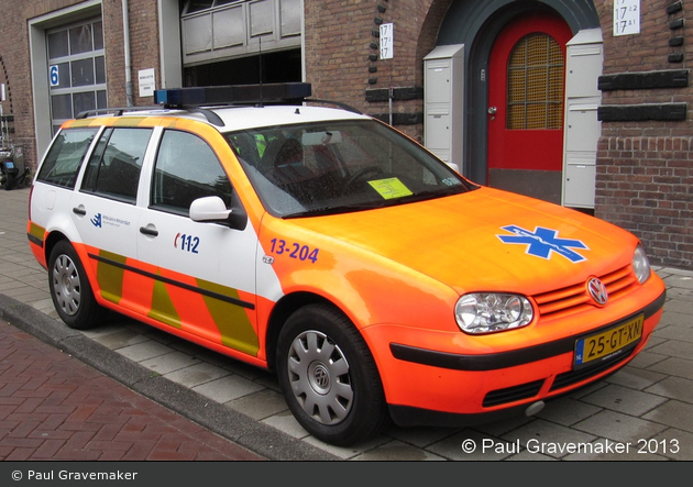 Amsterdam - Ambulance Amsterdam - KdoW - 13-204