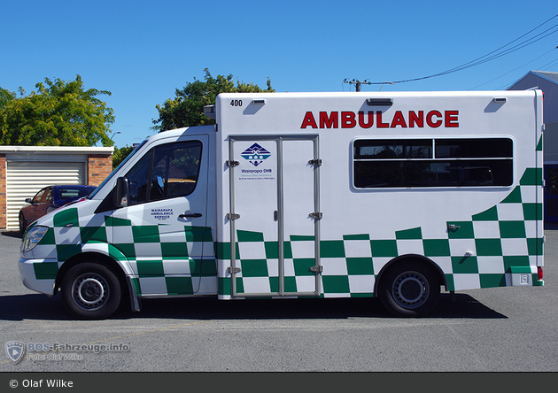 Masterton - Wellington Free Ambulance - RTW - 400 (a.D.)