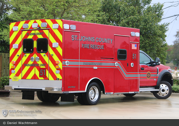 St. Augustine South - St. Johns County Fire Rescue - Rescue 51 - RTW