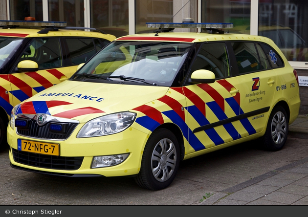 Stadskanaal - AmbulanceZorg Groningen - KdoW - 01-806 (a.D.)