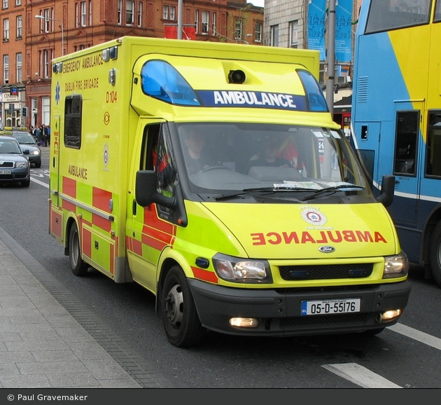 Dublin - Dublin Fire Brigade - Ambulance - D104 (a.D.)