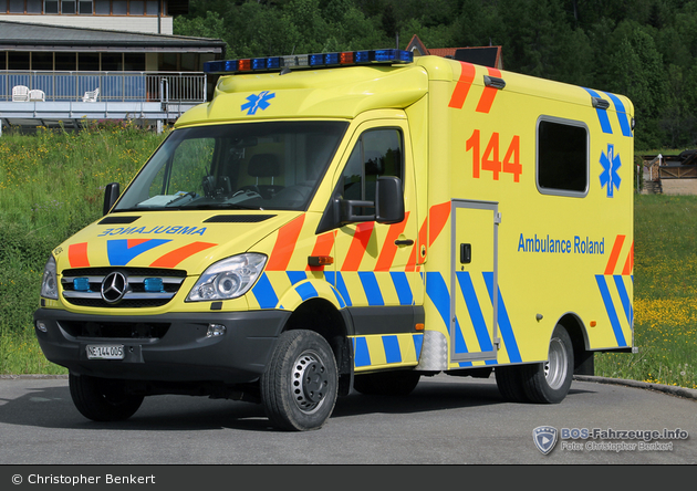 Boudevilliers - Ambulances Roland - RTW - Roland 405