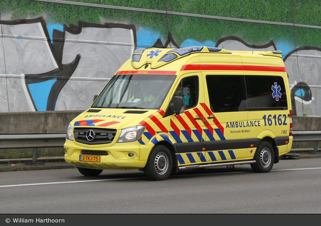 Gouda - Regionale Ambulancevoorziening Hollands Midden - RTW - 16-162