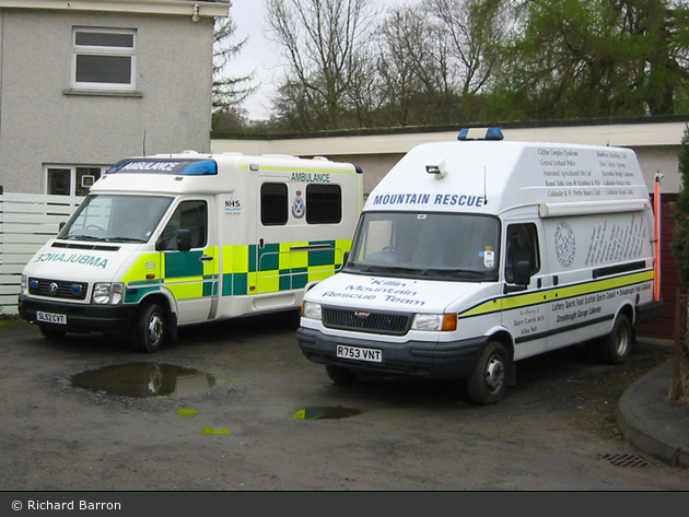 Callander - Ambulance des Scottish Ambulance Service und ELW des Killin MRT