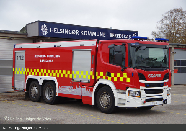 Helsingør - Helsingør Kommunes Beredskab - Tankvogn - GTLF
