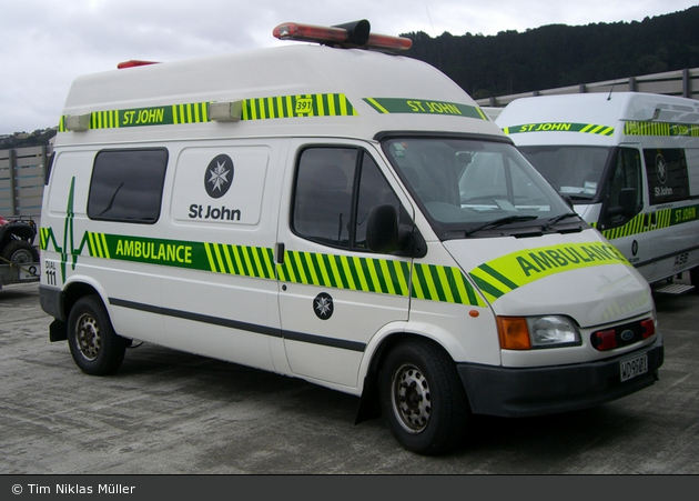 Wellington City - St John Ambulance - First Aid Unit - Wellington 391 (a.D.)