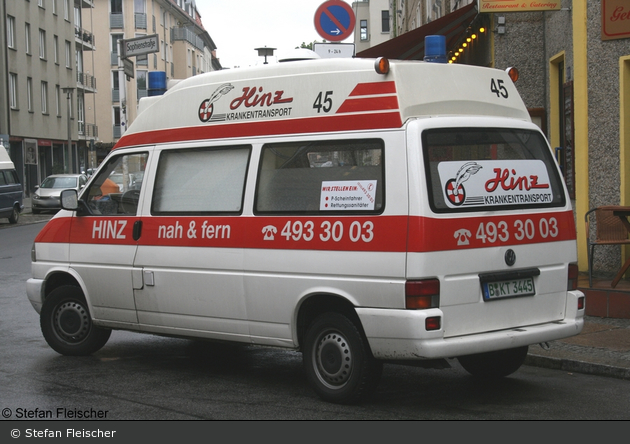 Krankentransport Hinz - KTW 45