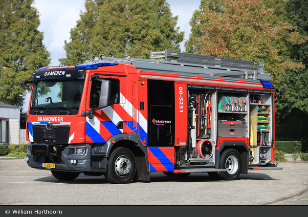 Zaltbommel - Brandweer - HLF - 08-5231