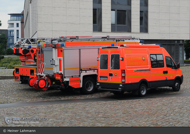 HH - BF Hamburg - F 23 Barmbek - HLZ mit GW-Höhenrettung (07/2014)