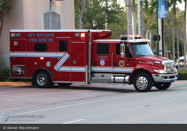Key Biscayne - Key Biscayne Fire Rescue - Rescue 1 - RTW