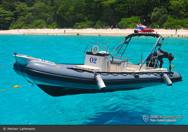 Similan Island - Mu Ko Similan Nationalpark - Streifenboot