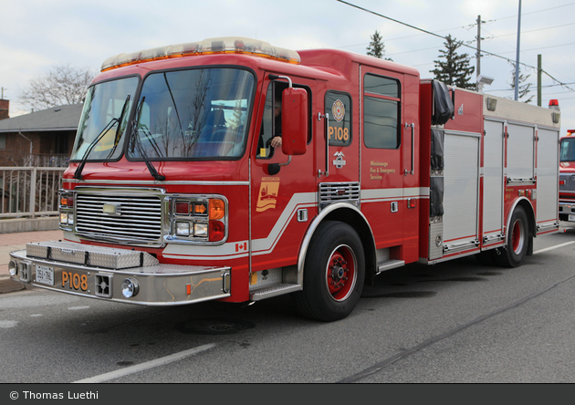 Mississauga - Fire & Emergency Services - Pumper 108