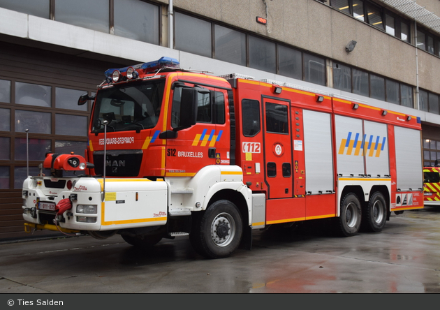 Bruxelles - Service d'Incendie et d'Aide Médicale Urgente - RLF-Schiene - S12