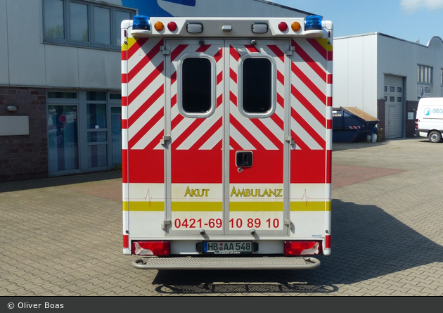 Bremen - Akut Ambulanz - RTW (HB-AA 548)