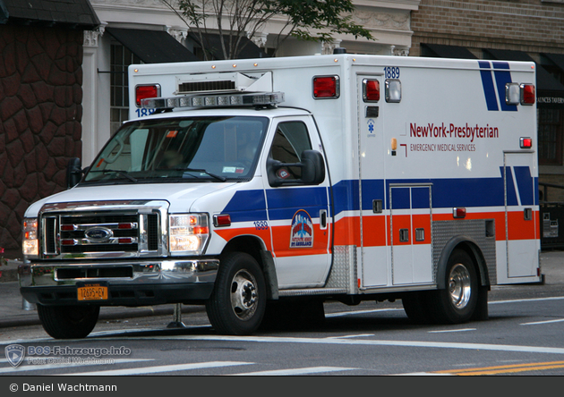 NYC - Manhattan - NewYork-Presbyterian EMS - ALS-Ambulance 1889 - RTW