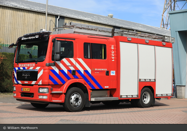 Hoeksche Waard - Brandweer - HLF - 18-5231