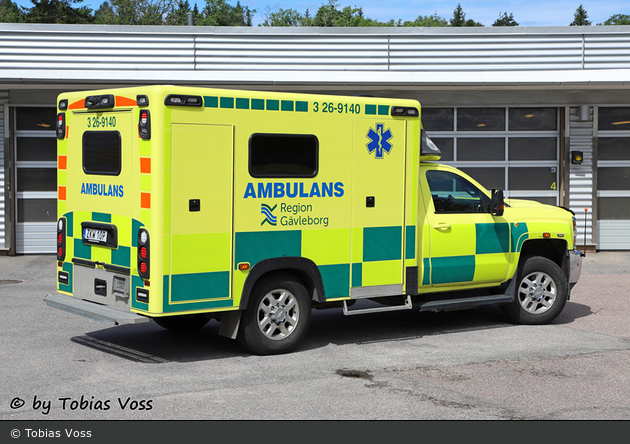 Gävle - Landstinget Gävleborg - Ambulans - 3 26-9140