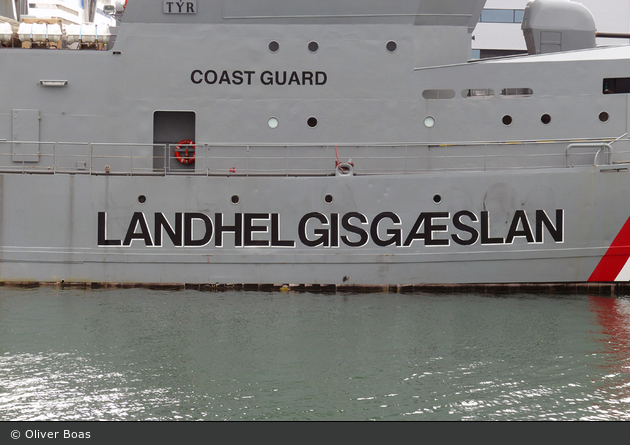 Reykjavík - Landhelgisgæsla Íslands - Küstenwachtschiff "ICGV Týr