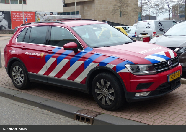 Rotterdam - Veiligheidsregio Rotterdam-Rijnmond - Brandweer - KdoW -  17-9198