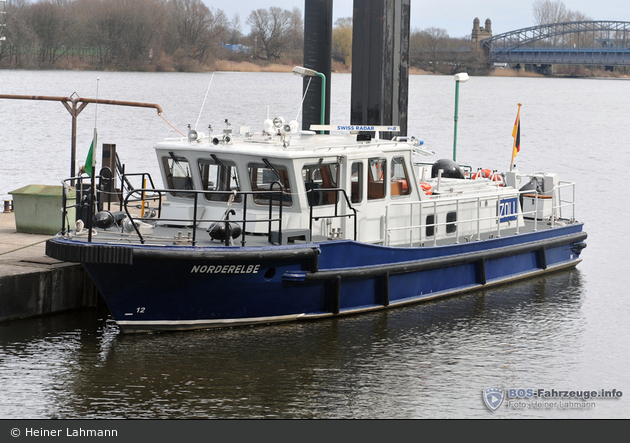 Zollboot Norderelbe - Hamburg