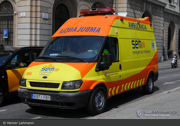 Barcelona - Sistema d'Emergències Mèdiques - RTW - Y64 (a.D.)