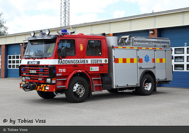 Edsbyn - Räddningstjänsten Södra Hälsingland - Släck-/Räddningsbil - 2 26-7010 (a.D.)