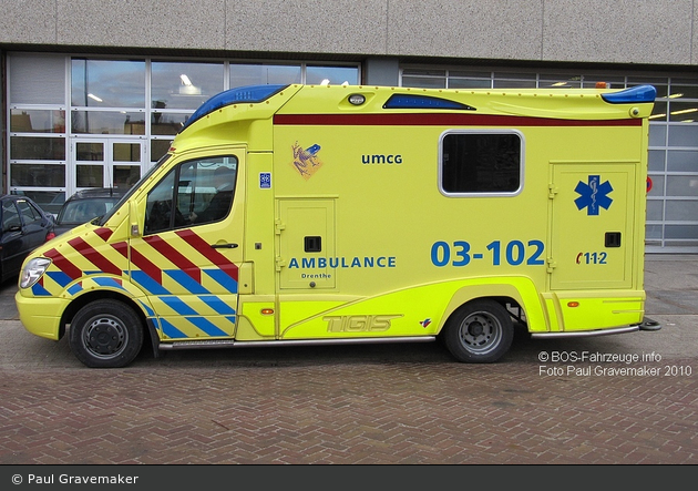 Beilen - UMCG Ambulancezorg - RTW - 03-102 (a.D.)