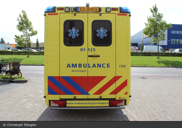 Groningen - AmbulanceZorg Groningen - RTW - 01-125 (a.D.)