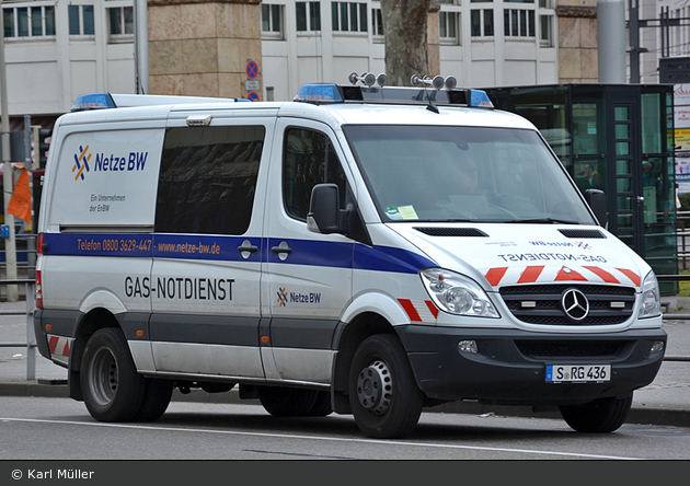 Einsatzfahrzeug Stuttgart EnBW GasNotdienst (SRG