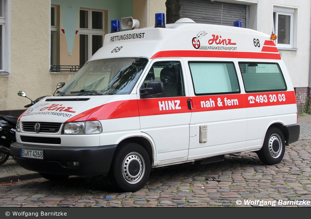 Krankentransport Hinz - KTW 68