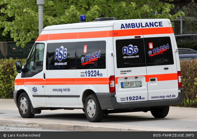 ASG Ambulanz - KTW 02-06 (OD-BP 112) (mit Kennung)